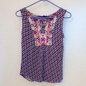 Anthropologie A Common Thread Sleeveless Top - Multicolor